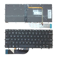 Teclado de EE. UU. Para portátil Dell P57G P57G001 P41F P41F001 17-3000 0DKDXH NSK LS0BW negro con retroiluminación 2024 - compra barato