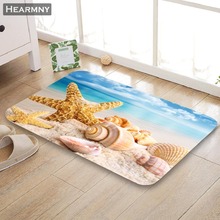 Nice Beach Shells felpudo tapete para piso exterior hogar almohadilla creativa Super suave absorbente baño tapete de puerta de entrada 40x60cm,50x80cm 2024 - compra barato