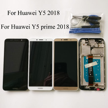 5.45 inch For Huawei Y5 prime 2018 / For Huawei Y5 2018 LCD DIsplay + Touch Screen Digitizer Assembly With Frame Free Tools 2024 - buy cheap