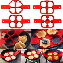 Silicone Kitchen Nonstick Fried Eggs Mold Flip Fipping Pancake Maker Pan Baking Cooking Tools Egg Cooker Heart Round Eggs Pan 2024 - buy cheap