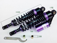 340MM balck and Purple RFY air gas Shock Absorber Fit 50cc, 90cc, 125cc, 150cc, 250cc, 300cc Dirt bikes,Gokart,ATV,motorcycle 2024 - buy cheap