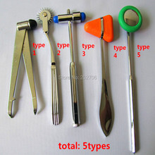 5types/set Multifunction Neurological Personal Care Medical Diagnostic Reflex Hammer Doctor Hammer 2024 - buy cheap