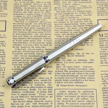 BAOER 3035 Stainless Steel Metal Silver Medium Nib Fountain Pen 2024 - buy cheap
