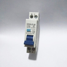 New 1P+N 16A RCBO 6KA Residual Current Circuit Breaker Over Current Leakage Protection 18mm Compact RCD DZ47LE-T1 2024 - buy cheap