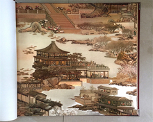 Beibehand-papel de parede clássico, decoração estilo varanda, paisagem, folha de ouro, hotel dourado, decoração chinesa 2024 - compre barato