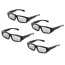 4pcs Family Pack Make Linear 45/135 0/90 Degree Imax 3D Glasses,3D Passive Linear Polarized Glasses for Video Movies Cinemas 2024 - купить недорого