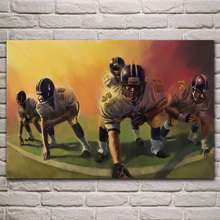 american football game sport players portrait figure posters on the wall picture home living room decoration for bedroom KJ004 2024 - buy cheap