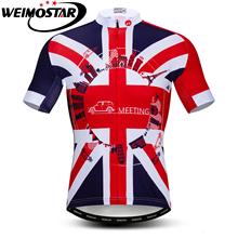 UK Team Pro Cycling Jersey Shirts Men Top Wear Summer Short Sleeve MTB Road Bicycle Clothing Ropa Ciclsimo Bike Jersey Maillot 2024 - buy cheap