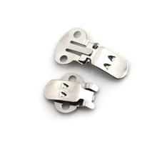 20 pzas/unids/lote en blanco Acero inoxidable Color plata flor zapatos Clips DIY artesanía hebillas para zapatos 2024 - compra barato