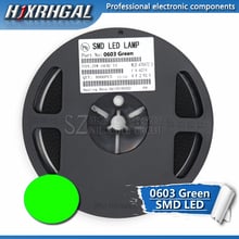 1Reel 4000pcs Green 0603 SMD LED diodes light  new and original hjxrhgal 2024 - buy cheap