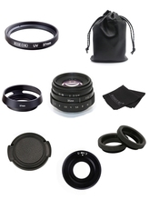 FUJIAN-lente de cámara CCTV II, 35mm f1.6 C, montaje para M4/3/montaje MFT, adaptador, color negro, novedad 2024 - compra barato