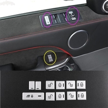 For Land Rover Range Rover Sport Vogue SE HSE 2013-17 Discovery 5 Car Window Glasses Lift Button Cover Switch Decoration Sticker 2024 - buy cheap