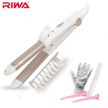 RIWA Curler Hair Straightener 2 In 1 Styler Curling Iron Wet and Dry Curling Tongs For Hair RB-950 2024 - buy cheap