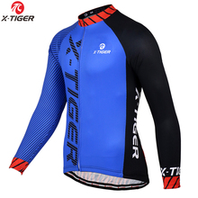 X-Tiger Long Sleeve Pro Cycling Jersey Autumn Spring 100% Polyester Ropa Ciclismo Bike Cycling Clothing For MTB Bicycle Clothes 2024 - buy cheap