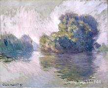 Arte moderna paisagem Das Ilhas no Porto Villez Claude Monet pinturas pintados à mão de alta qualidade 2024 - compre barato