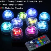 20PCS Magical LED Submersible Tealight Candle with 2pcs CR2032 Battery Waterproof LED Centerpiece Light Multicolors Changing 2024 - buy cheap