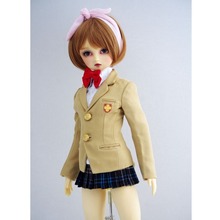 [wamami] 300# Animation Railgun Misaka Mikoto Uniform/Suit For 1/4 MSD 1/3 SD DZ BJD Doll 2024 - buy cheap