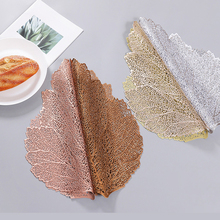 4PCS Table Placemat Simulation Coral Branch Decoration cup Mat Pad Nordic Wind Insulation Western Food Mat PVC Placemat Coaster 2024 - buy cheap