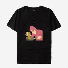 Camisetas divertidas de moda para hombres y mujeres, camisa informal de manga corta Unisex, de color rosa, Rey Ramen, VAPORWAVE 2024 - compra barato
