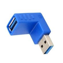 Переходник с прямым углом USB 3,0 типа A папа на тип A мама, новинка, 20 шт./лот 2024 - купить недорого