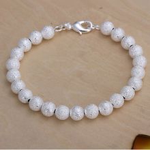 Bracelet 925 Silver Bracelet 925 Silver Fashion Jewelry Bracelet Beads Jewelry Wholesale Free Shipping atma LH145 2024 - buy cheap