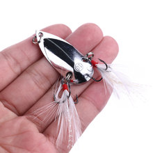 10pcs 4.5cm 10.4g 6#japan hooks hard metal sequin fishing lures spinner spoon fishing baits isca pesca bass fishing tackles 2024 - buy cheap