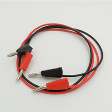 Cables de prueba de enchufe Banana de doble cabezal, Cable de prueba de alto voltaje, 50 pares, 4mm, 70cm 2024 - compra barato