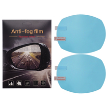 2Pcs Transparent Blue Car Waterproof Anti Fog Rainproof Rearview Reversing Mirror Protective Film Sticker 2024 - buy cheap