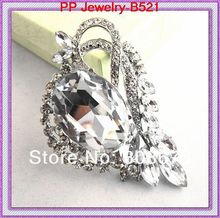 4PCS/LOT LARGE CRYSTAL RHINESTONE BEAUTIFUL WEDDING BOUQUET BROACH,GIRLS' DRESS BROOCH 2024 - buy cheap