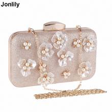 Best Gift Fashion Evening Bag Women Flower Bride Clutch Purse Dress Party Handbag Wedding Clutch Lady Shoulder Bags LI-1528 2024 - buy cheap