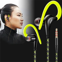 Sports Earphone Hifi Stereo 3.5mm In Ear Earphones Running Headset With Mic For Xiaomi Samsung iPhone Huawei MP3 MP4 2024 - buy cheap
