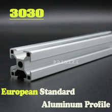 Piezas de impresora 3D CNC, estándar europeo, extrusión de perfil de aluminio de riel lineal anodizado 3030 para impresora 3D DIY, 4 unids/lote 2024 - compra barato
