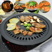 Behokic panela coreana anti-aderente para churrasco, grelha, panela à gás, sem fumaça, uso interno e externo, utensílios de cozinha, ferramenta para churrasco 2024 - compre barato