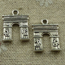 180 piezas plata tibetana bonitos encantos 18x14mm #2369 2024 - compra barato
