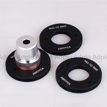 Adaptador de lente adolp dentro de rosca: rms (20mm) encaixa para microscópio real de suporte para m42 2024 - compre barato