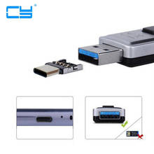 (1 шт./лот) Ultra Mini Type-C USB type-c стандарта USB 2,0 OTG адаптер Коннектор для планшета, USB-кабеля и флэш-накопителя 2024 - купить недорого