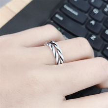 2019 korean fashion Tibetan  sliver Twist double bridal sets adjustable ring vintage knuckle egypt women accessories KJZ0293 2024 - buy cheap