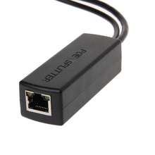 Adaptador divisor de Ethernet PoE para cámara IP, 10/100M, IEEE802.3at/af 2024 - compra barato