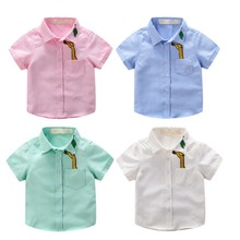 JXYSY-camisas estampadas para niños, camisa de manga corta para bebés, Tops de verano, 2019 2024 - compra barato
