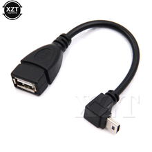 1 шт. адаптер преобразования USB B папа USB A мама Mini 5P OTG вверх кабель шнур новейший высокоскоростной 2024 - купить недорого