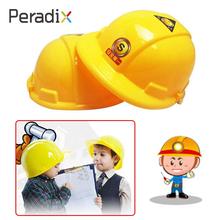 Kids Yellow Simulation Safety Helmet Pretend Role Play Hat Toy Construction Funny Gadgets Creative Kids Children Safe Gift New 2024 - buy cheap