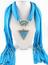 HONGHUACI Fashion new design Ms. Tassel jewelry scarf triangle pendant scarf headscarf  free  shipping 2024 - buy cheap