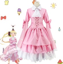 Anime! Alice & Zouroku Kashimura Sana Pink Lolita Maid Dress Lovely Uniform Suit Cosplay Costume For Female Free Shipping 2024 - buy cheap