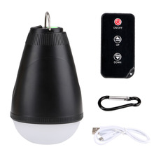 Светодиодный фонарь Sanyi 149LM с дистанционным управлением, переносной уличный фонарь с 3 режимами работы, светильник для палатки, кемпинга, зарядка через USB 2024 - купить недорого