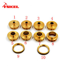 10PCS Brass Router Plate Guide Bushings + Round Base bottom Plate For Woodworking Trimming Machine Router Table Insert Plate 2024 - buy cheap