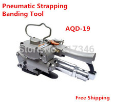 1pcs Pneumatic Plastic Strapping Banding Tool PET/PP AQD-19 width13-19mm carton firction packing machine 2024 - buy cheap