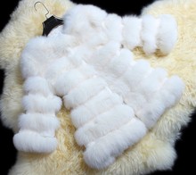 Free shipping new genuine real natural fox fur coat jacket women long fashion waistcoats luxurious fur overcoat 2xl 2024 - buy cheap