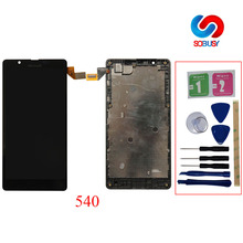 Touchscreen For Microsoft Nokia Lumia 540 RM-1141 LCD Display Touch Screen Digitizer Assembly With frame repair replacement part 2024 - buy cheap