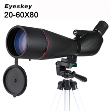 New Eyeskey 20-60x80 Waterproof Spotting Scope Zoom Spotting Scope Full Multicoated Birdwatching Monocular Telescope With Tripod 2024 - buy cheap
