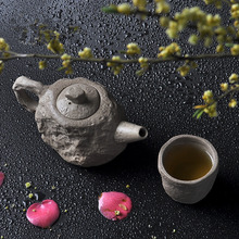 Teteras Retro de pedrería hechas a mano auténtico Tetera de cerámica, hervidor de cerámica, juego de té de decoración para el hogar, taza de té 2024 - compra barato